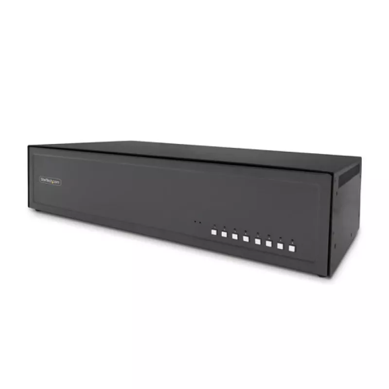 StarTech.com Secure 8-pordiline KVM-lüliti - 8 x KVM - racki paigaldatav