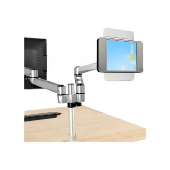 StarTech.com Secure Tablet Stand – Anti Theft Universal Tablet Holder for Tablets up to 10.5 inch, Lockable Desk K-Slot, VESA Mount, Wall Mount – Security POS Tablet Stand (SECTBLTPOS2)