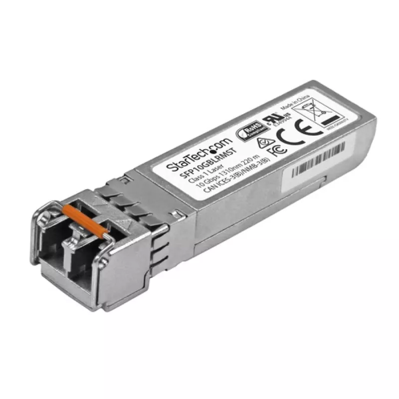 StarTech.com SFP-10GBASE-LRM-ST SFP+ Transceiver Module, 10GBase-LRM, Cisco Compatible, Fiber Optic, 1310nm, LC Multimode, DDM