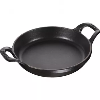 Staub ümmargune küpsetus- ja vormiroog 16 cm 0,4 L malmist must