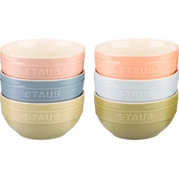 STAUB Serveerimiskomplekt 6 minikausiga 12 cm, mitmevärviline