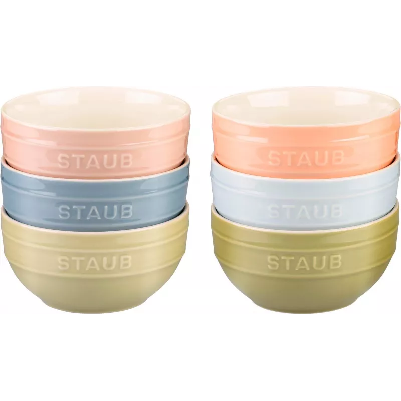 STAUB Serveerimiskomplekt 6 minikausiga 12 cm, mitmevärviline