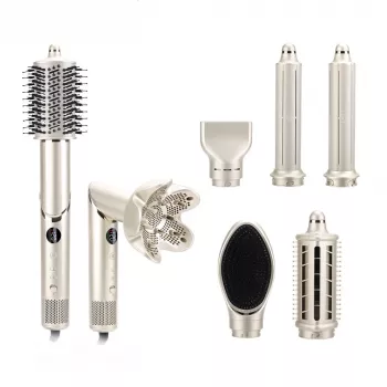 StayBeauty by Extralink M-17959L kokkupandav 8-in-1 kuumaõhu stilist ioniseerimisega, 1400W, 8 tarvikut, stiilimiskomplekt