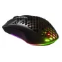 SteelSeries Aerox 3 Wireless optiline mänguhiir - 18000 CPI, 80M klõpsu, RGB, Onyx - taastatud