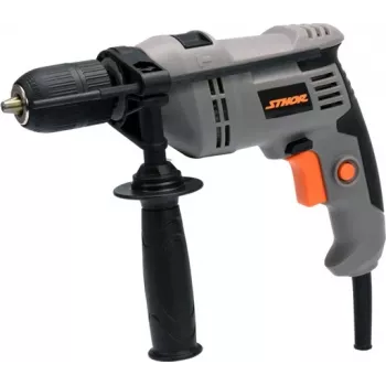 STHOR 78997 Löökpuur 800W, 13mm Võtmega Padrun, 0-3000 Pööret/min, 0-48000 Lööki/min, Reguleeritav Kiirus, Pööratav, Abikäepide, Sügavuspiirik