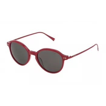 STING Unisex Sunglasses SST007510TA6 - Must atsetaatraam, hallid polükarbonaat läätsed, UV400 kaitse, 51 mm läätse laius