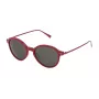 STING Unisex Sunglasses SST007510TA6 - Must atsetaatraam, hallid polükarbonaat läätsed, UV400 kaitse, 51 mm läätse laius