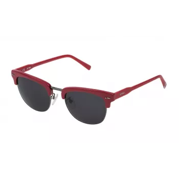STING Unisex Päikeseprillid SST02551568F Ristkülikukujuline Läikiv Must Raam Gradient Hall Lääts 51/20/145 mm