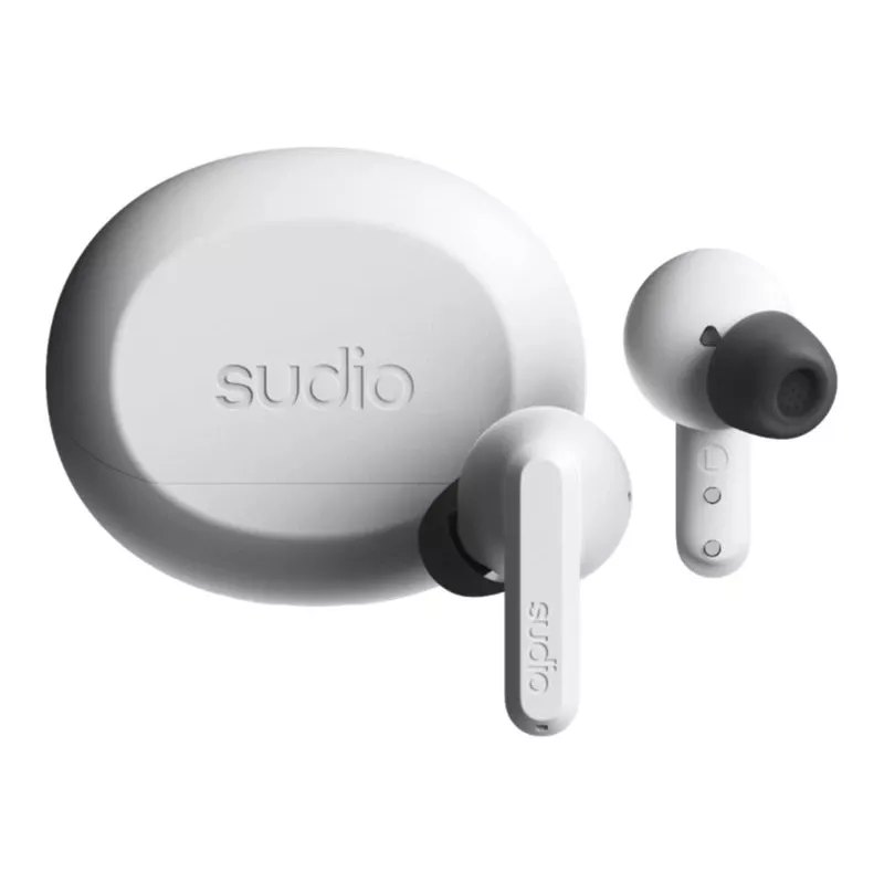 Sudio A3 Pro juhtmevabad kõrvaklapid, Bluetooth 5.4, Fog White