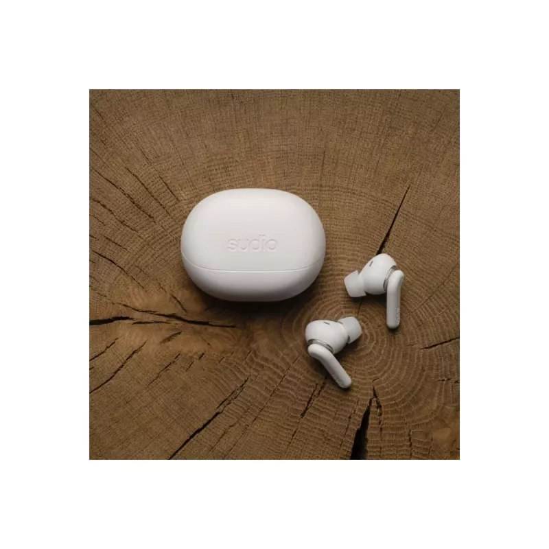 Sudio E4 Pro juhtmevabad kõrvaklapid, Bluetooth 6.0, Cloud White