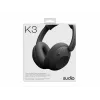 Sudio K3 juhtmevabad kõrvaklapid üle kõrva, hübriid-ANC, Bluetooth 5.3, 60h aku, Ink Black