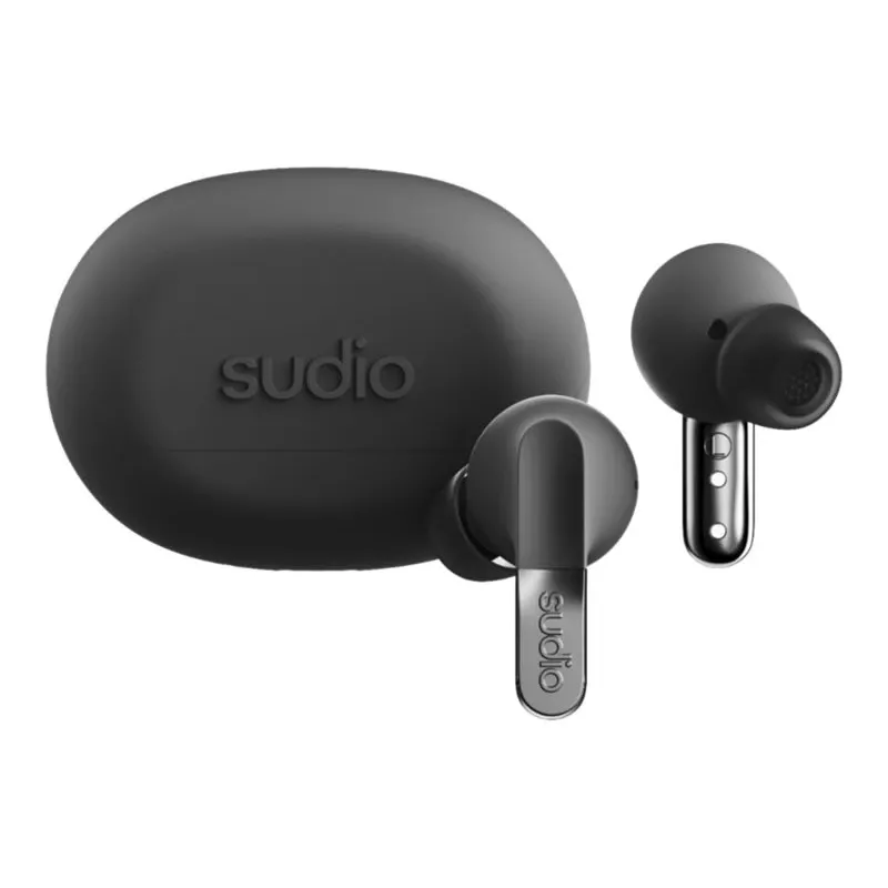Sudio N3 Pro juhtmevabad kõrvaklapid, Bluetooth 5.4, Titanium Black