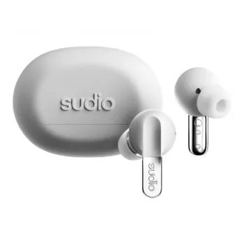 Sudio N3 Pro juhtmevabad kõrvaklapid, Bluetooth 5.4, Chrome White