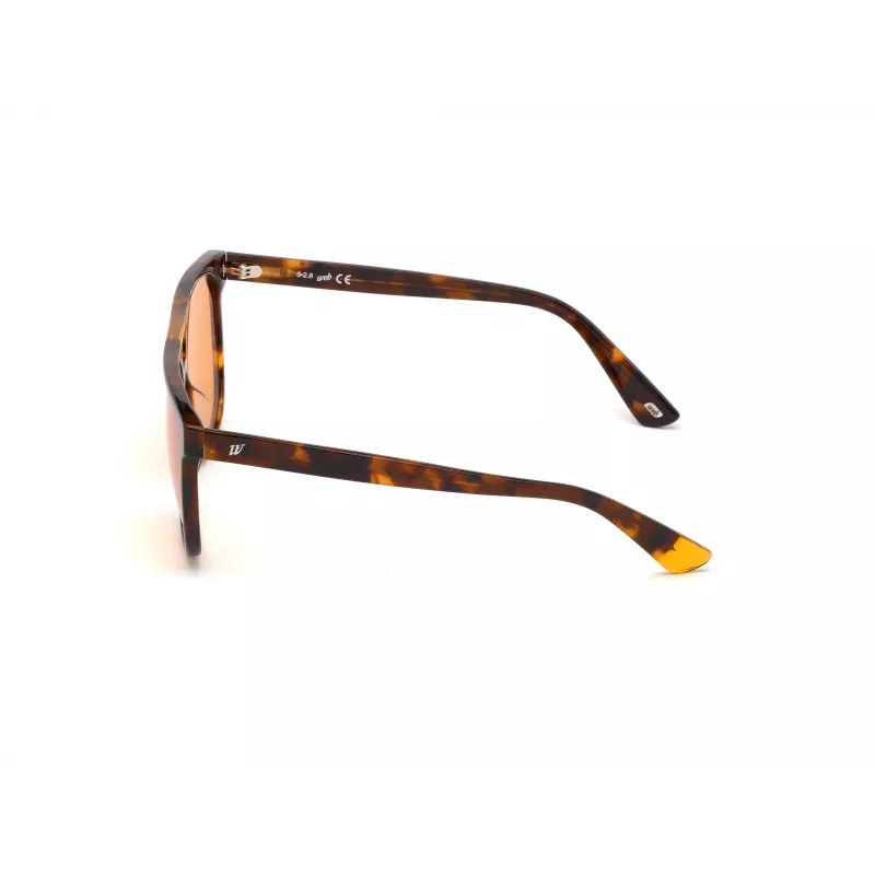 Päikeseprillid WEB EYEWEAR Unisex WE0263-5956J Square Havana Acetaatraam Roheline Polükarbonaat Lääts 59/13/145 mm UV400
