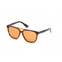 Päikeseprillid WEB EYEWEAR Unisex WE0263-5956J Square Havana Acetaatraam Roheline Polükarbonaat Lääts 59/13/145 mm UV400