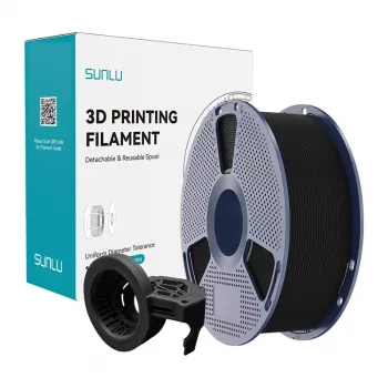 SUNLU PETG High-Speed Matte Filament (Must, 1,75 mm, 1 kg)