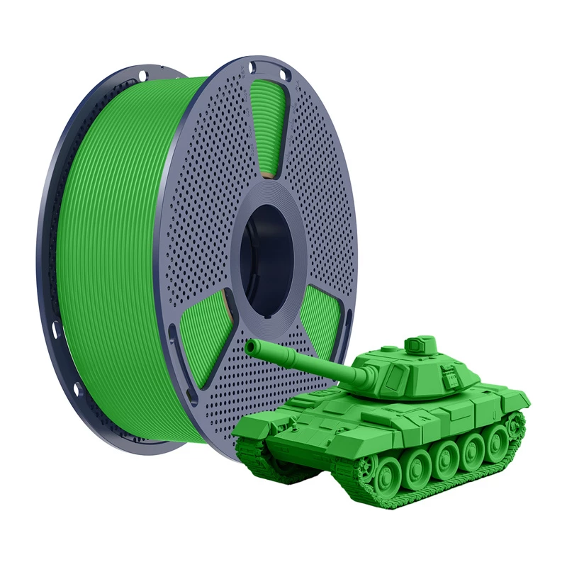 SUNLU PLA+ High-Speed 3D-printeri filament, roheline, 1.75 mm, 1 kg