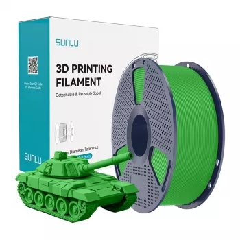 SUNLU PLA+ High-Speed 3D-printeri filament, roheline, 1.75 mm, 1 kg