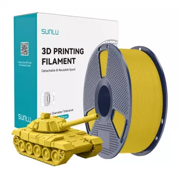 SUNLU PLA+ High-Speed 3D-printerfilament, kollane, 1,75 mm, 1 kg