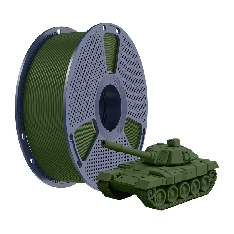 SUNLU PLA+ High-Speed oliivivärvi filament 1,75mm 1kg FDM-printeritele