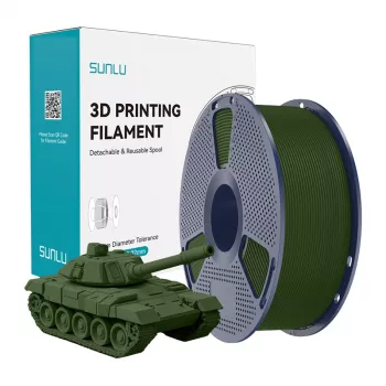 SUNLU PLA+ High-Speed oliivivärvi filament 1,75mm 1kg FDM-printeritele