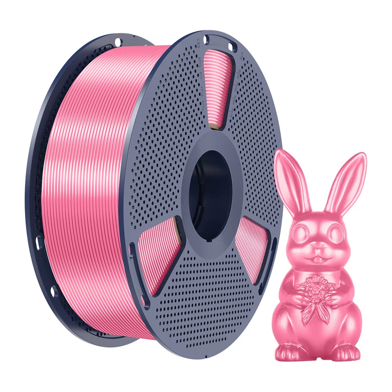 Sunlu PLA+ Silk filament 1,75mm roosa 1kg – kõrgläikega siidviimistlus FDM 3D-printeritele