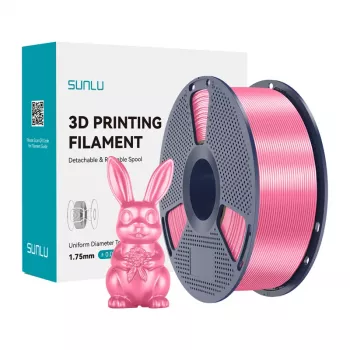 Sunlu PLA+ Silk filament 1,75mm roosa 1kg – kõrgläikega siidviimistlus FDM 3D-printeritele