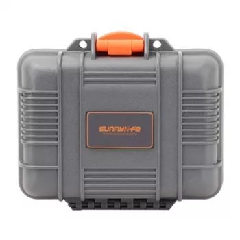 Sunnylife AQX-28 mini kõvakohver DJI Osmo Action 3/4/6 jaoks – must EVA ja PU-nahk