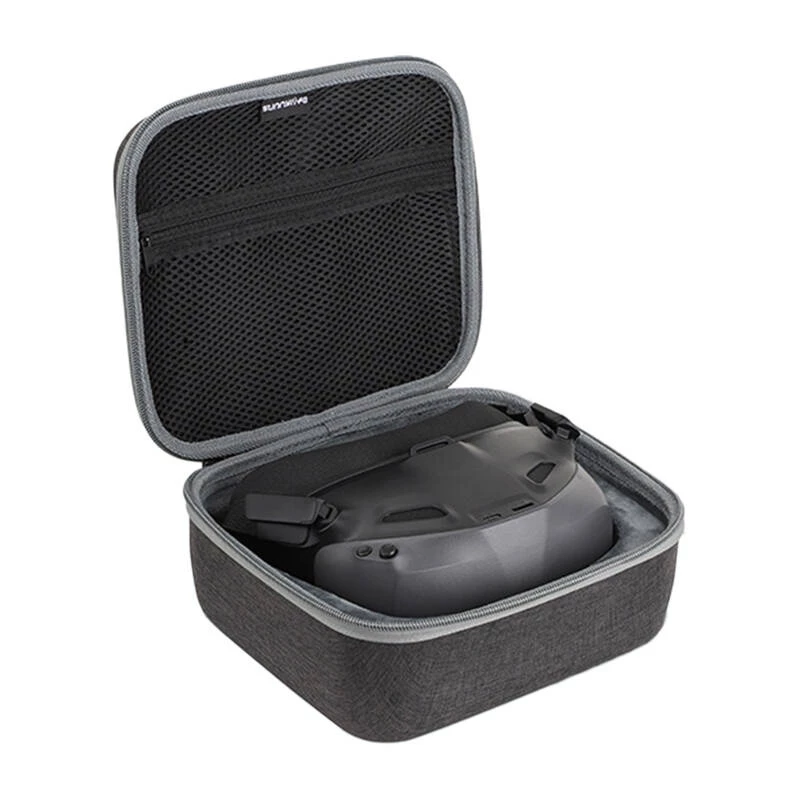 Sunnylife B937 EVA kõvakestaga prillide hoiukarp DJI FPV Goggles V2, Goggles 2 ja Integra jaoks (hall/must)