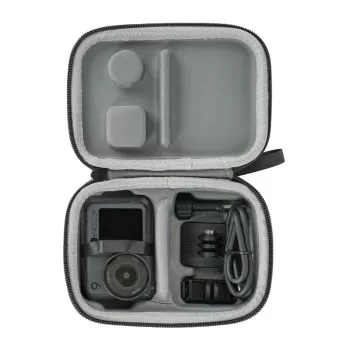 Sunnylife Standard Combo kandekohver DJI Osmo Action 6/5/4/3 jaoks - must (OA6-B131-D)
