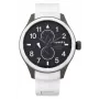 SUPERDRY meeste analoogkvartskell SYG110W 44mm must silikoonrihm