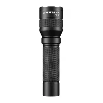 SUPERFIRE F1-X Laetav LED-taskilamp 2000 luumenit USB-C suumiga IP44