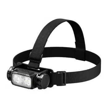 SUPERFIRE HL106 laetav LED-pealamp, 1200 luumenit, USB-C, IPX4, 200m valgusvihk, 5 režiimi, reguleeritav nurk, must