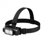 SUPERFIRE HL106 laetav LED-pealamp, 1200 luumenit, USB-C, IPX4, 200m valgusvihk, 5 režiimi, reguleeritav nurk, must
