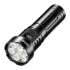 Superfire L24 USB-C laetav LED-taskilamp, 2500 luumenit, 500 m valgusvihk, IP44, must