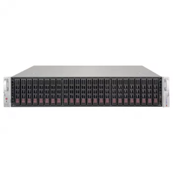 Supermicro SC216 BE1C-R609JBOD 2U 24x2.5 inch Hot-Swap SAS3 JBOD Korpus kahe 600W lülitusrežiimiga toiteplokiga