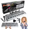 SUPRIMO 824 USB - 49 klahviga elektrooniline õpiklaviatuur mikrofoniga lastele