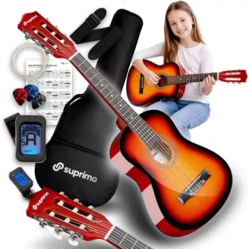 SUPRIMO JRC SET SB klassikaline kitarr 1/4 Sunburst