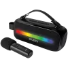 SVEN PS-255 kõlar, must (12W, Bluetooth, FM, USB, karaokemikrofon, 3600mAh)