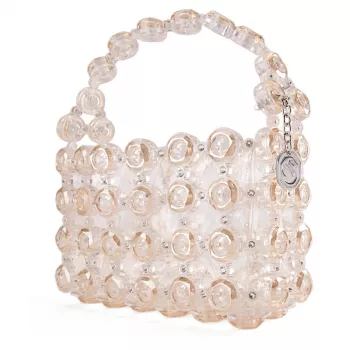 Swarovski Millenia Clutch Bag White Rhodium Plated Crystals Women's 5625817