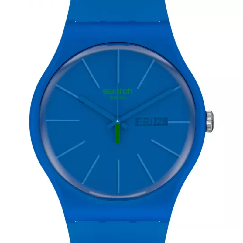 Swatch New Gent SO29N700 meeste sinine biokeraamiline käekell 41mm