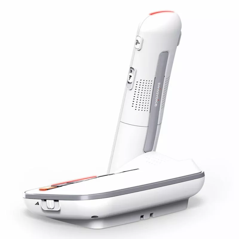 Swissvoice Xtra 2355 DECT juhtmevaba telefon vastamismasinaga ja kõneeristusega, valge