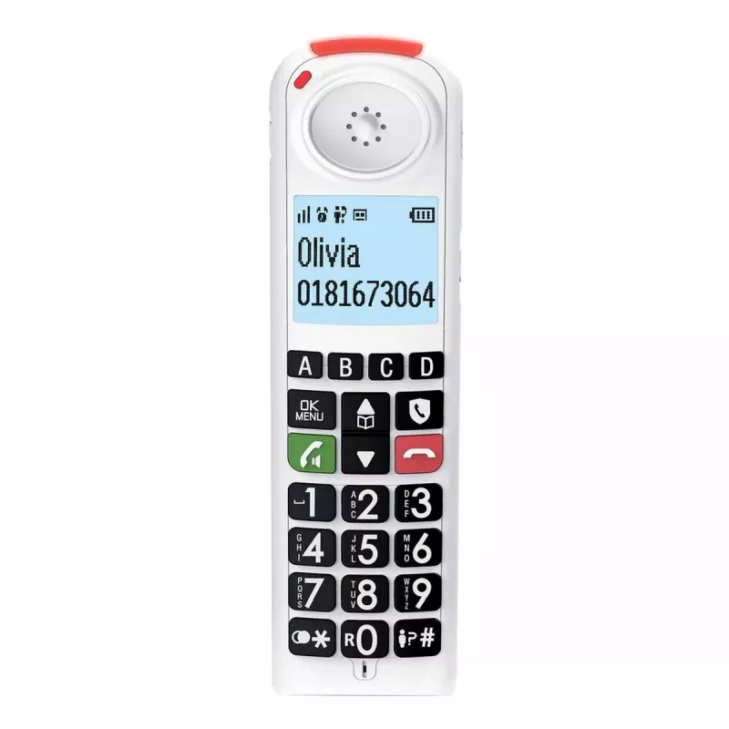 Swissvoice Xtra 2355 DECT juhtmevaba telefon vastamismasinaga ja kõneeristusega, valge
