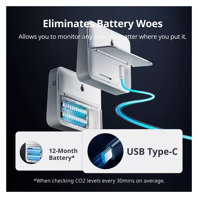 SwitchBot Meter Pro CO2 - Nutikas ilmajaam