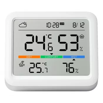 SwitchBot Meter Pro ilmajaam termomeeter hügromeeter valge