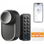 SwitchBot Smart Lock Pro Bundle koos Hub Mini Matter, Keypad Touch ja NFC-kaardiga - Valge