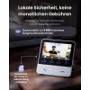 Switchbot SWB VDB-M-SW - WiFi videouksesilm 4.3 inch värviekraaniga (valge/hõbedane)