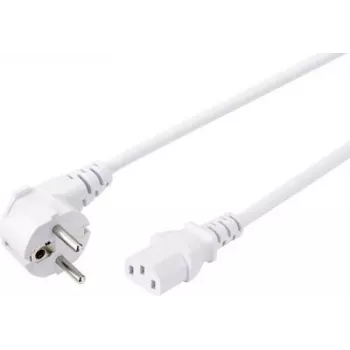 Sygonix SY-5043438 Külma seadme toitekaabel CEE 7/7 - IEC C13, valge, 5 m