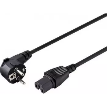 Sygonix SY-5043444 kuumakindel toitekaabel Schuko pistikust IEC C15 pistikupessa 2 m must