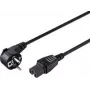 Sygonix SY-5043444 kuumakindel toitekaabel Schuko pistikust IEC C15 pistikupessa 2 m must